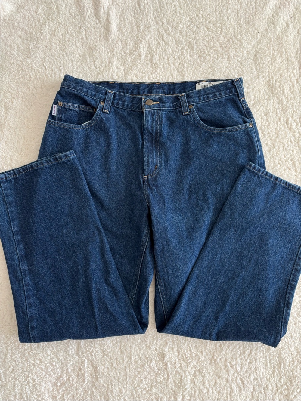 Carhartt Relaxed Fit Denim Jeans Men’s 36x32 Dark Stonewash Workwear